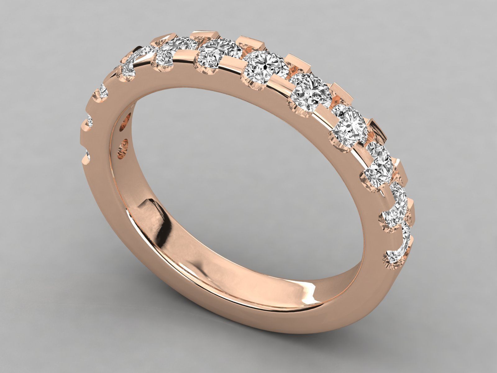 Women ring 3dm stl render detail 3D print model_2
