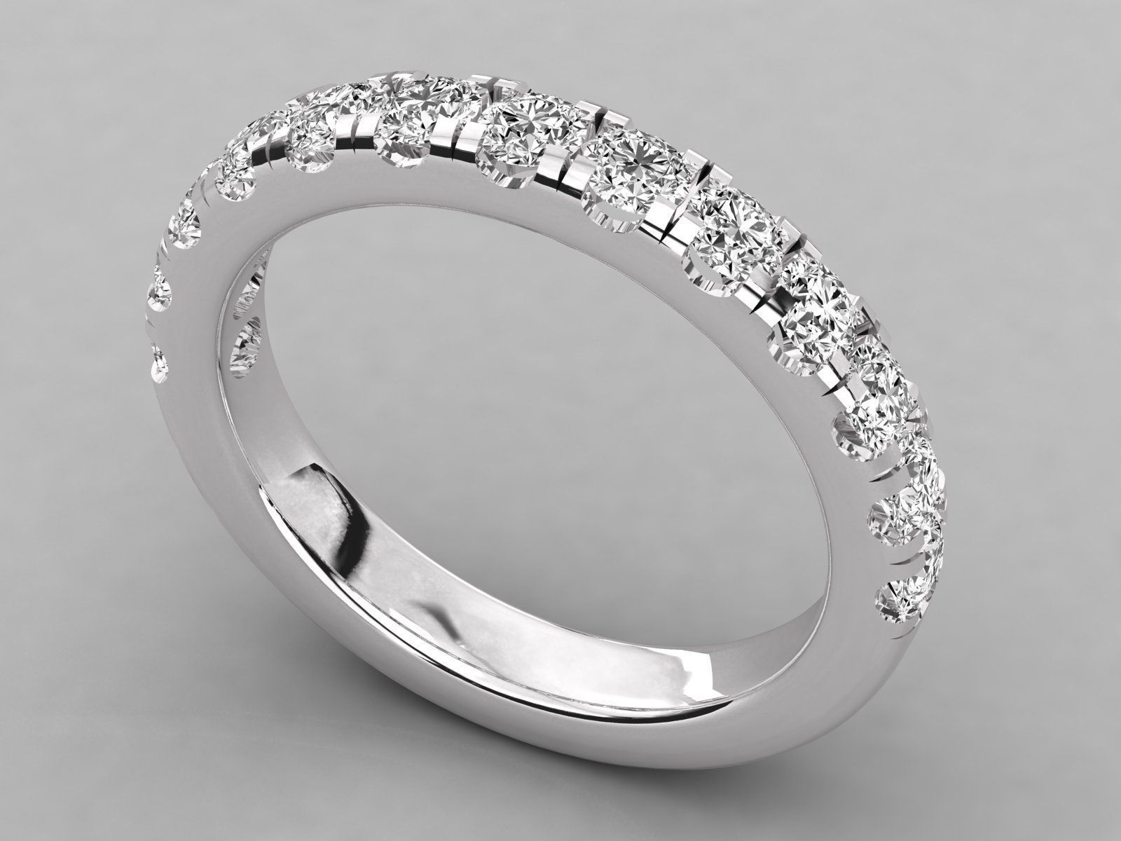 Women ring 3dm stl render detail 3D print model_5