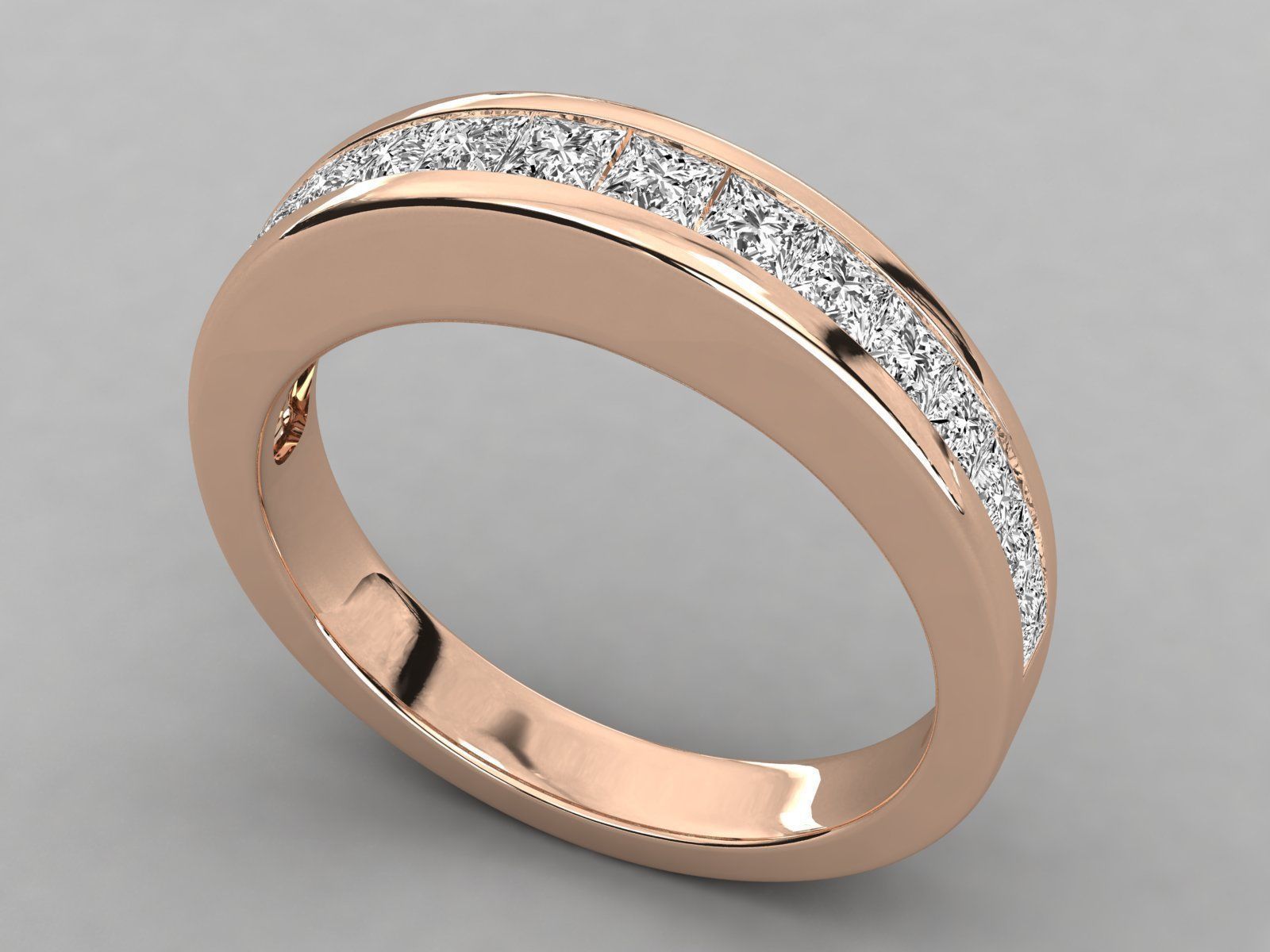 Women ring 3dm stl render detail  3D print model_2