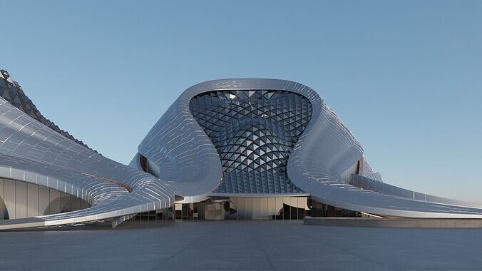 Harbin Grand Theatre 3D model