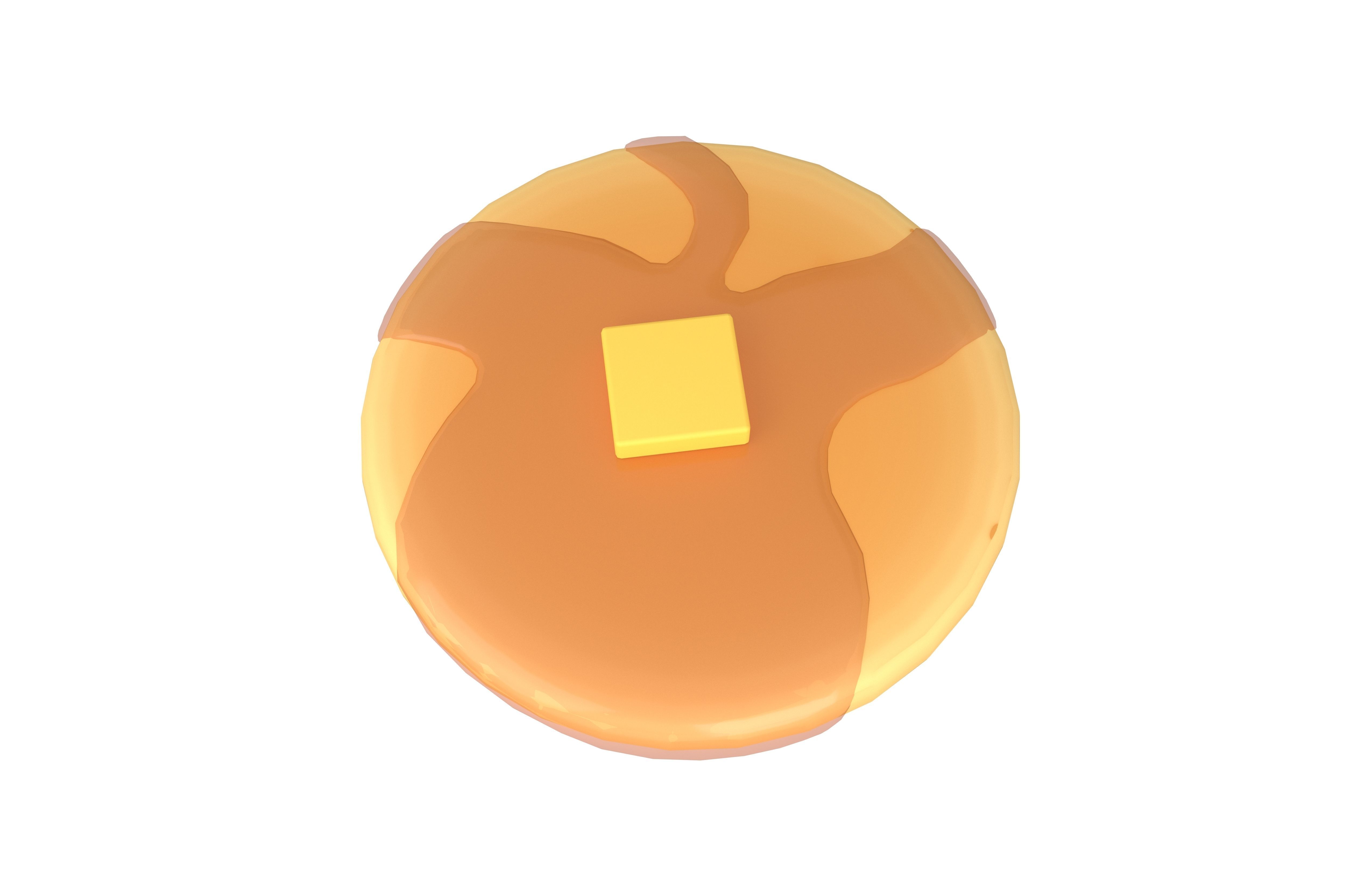 Pancake v2 002 Low-poly 3D model_2