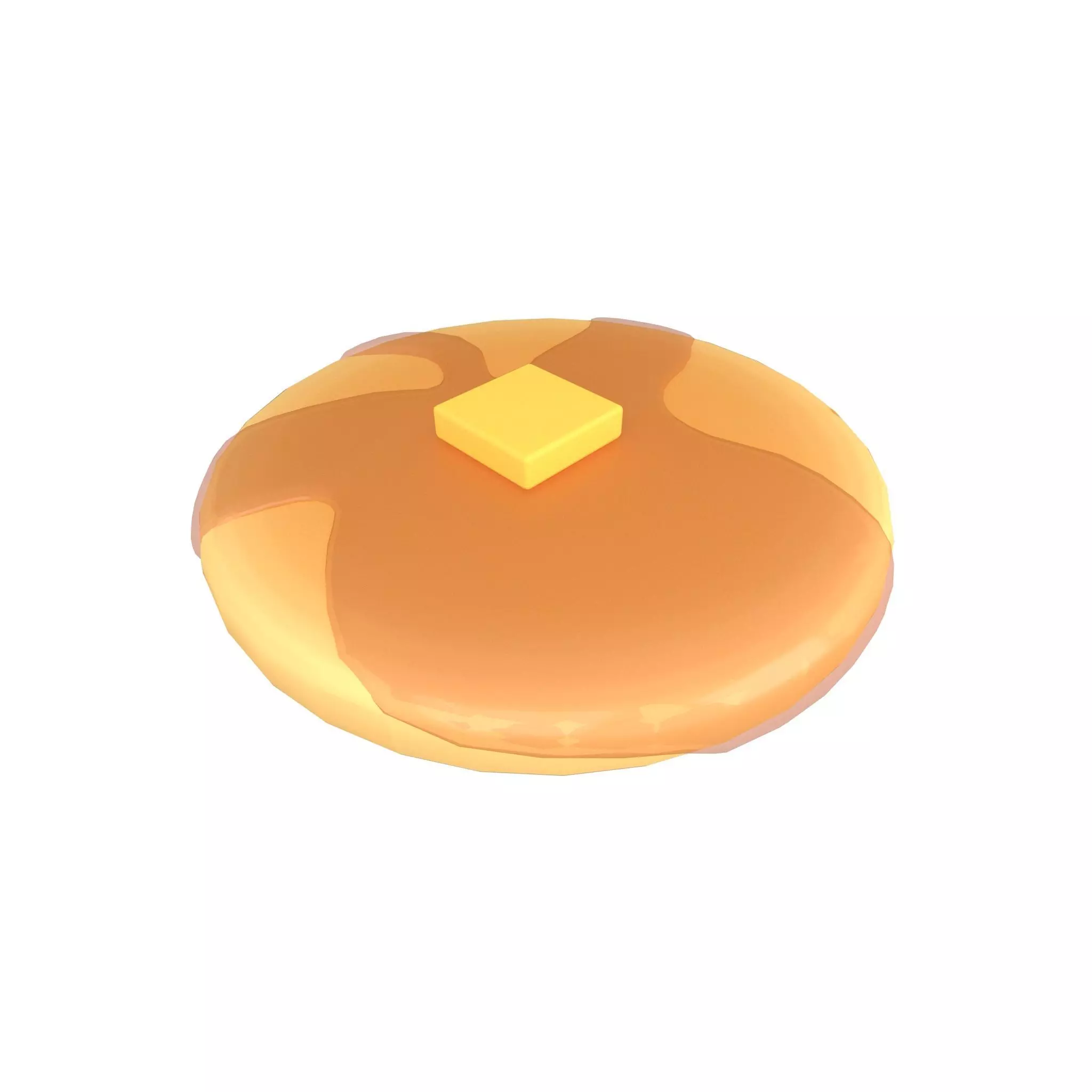Pancake v2 002 Low-poly 3D model_0
