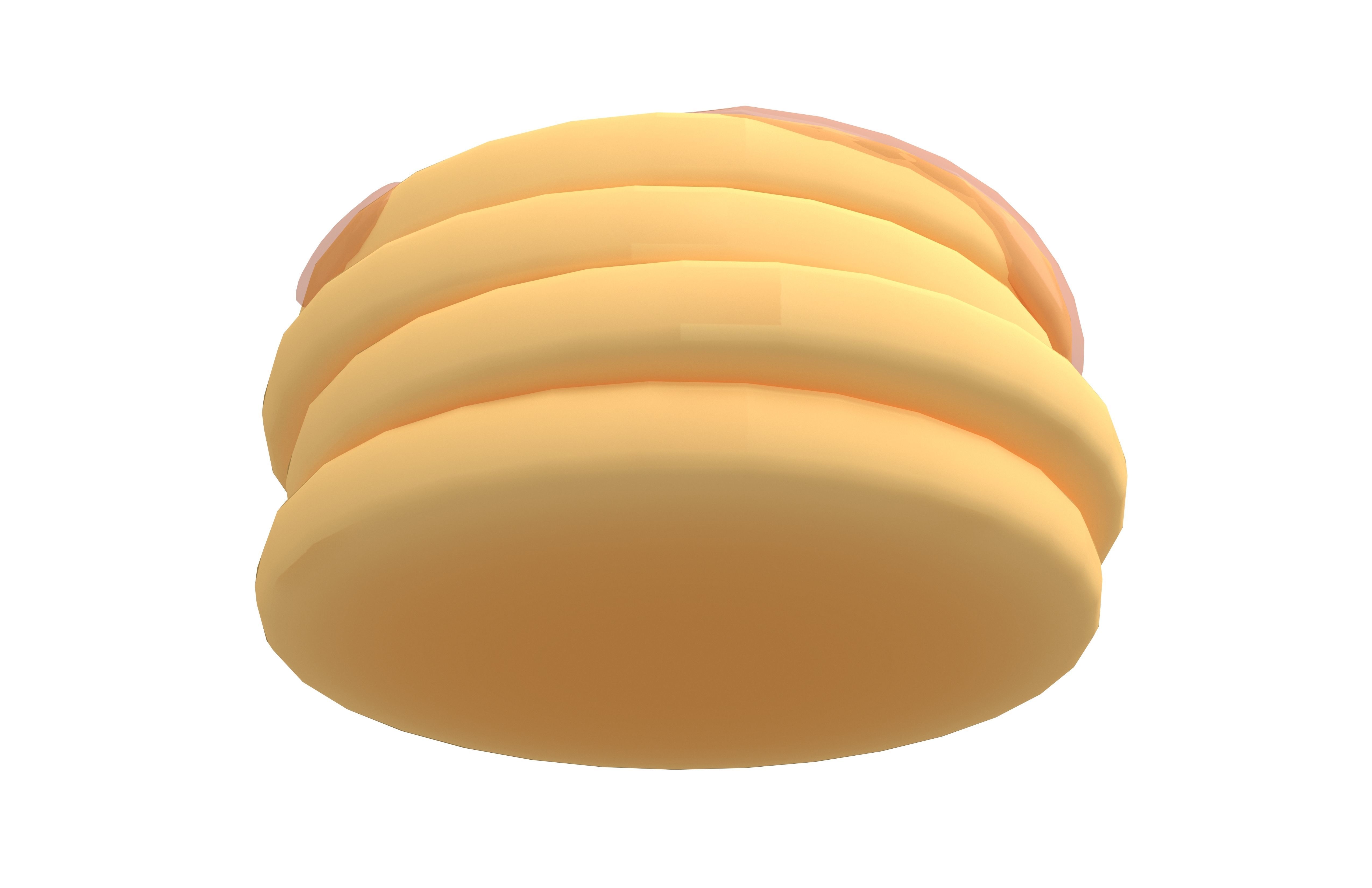 Pancake v2 005 Low-poly 3D model_3
