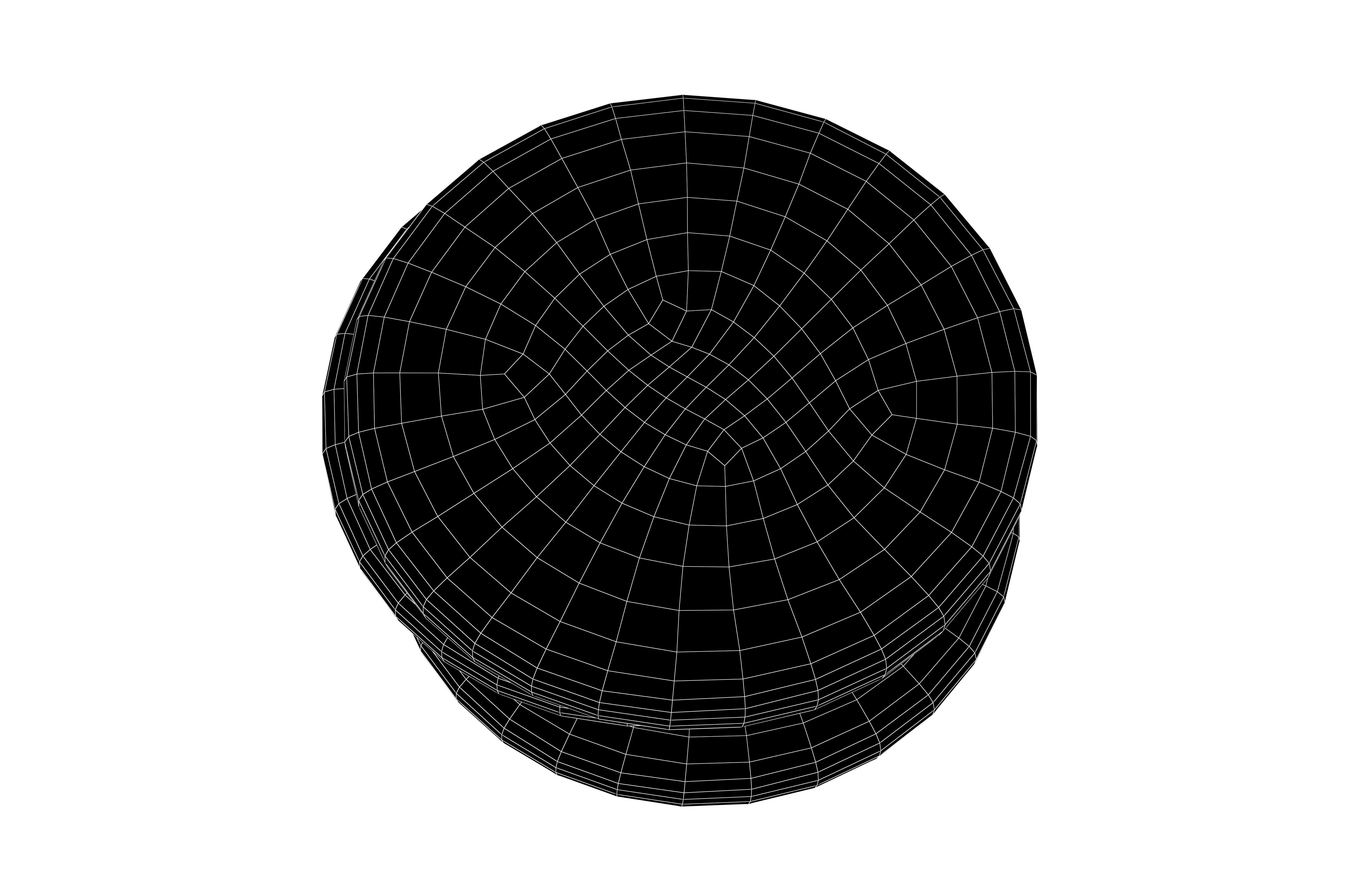 Pancake v3 003 Low-poly 3D model_4