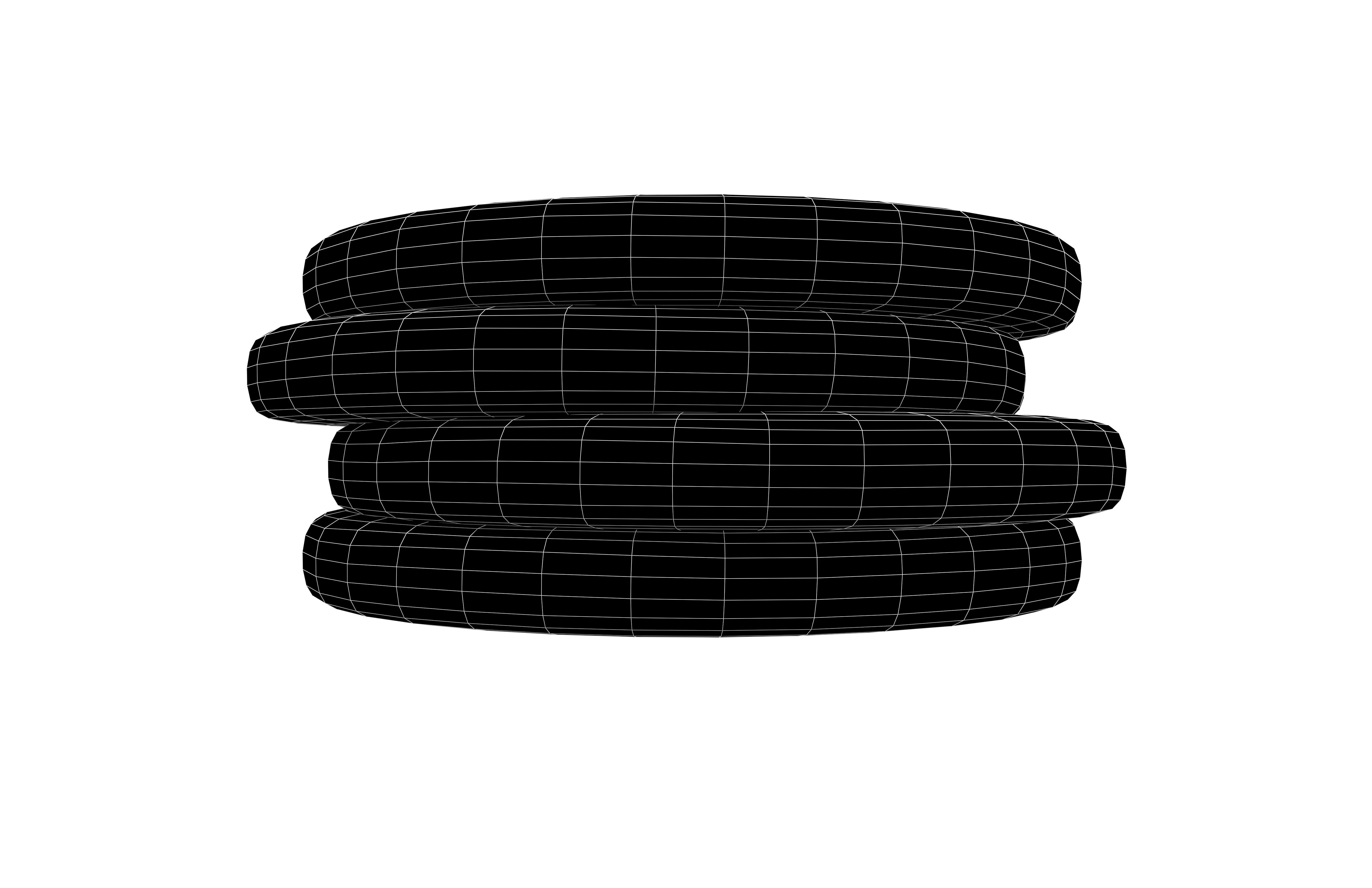 Pancake v3 003 Low-poly 3D model_6