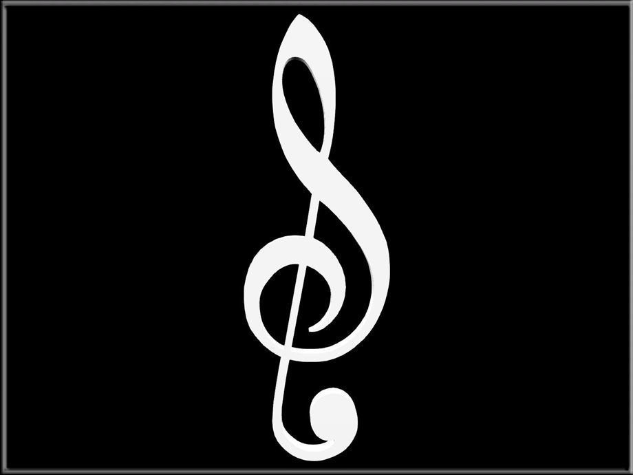 Treble Clef Sign Music Symbol Low-poly 3D model_3