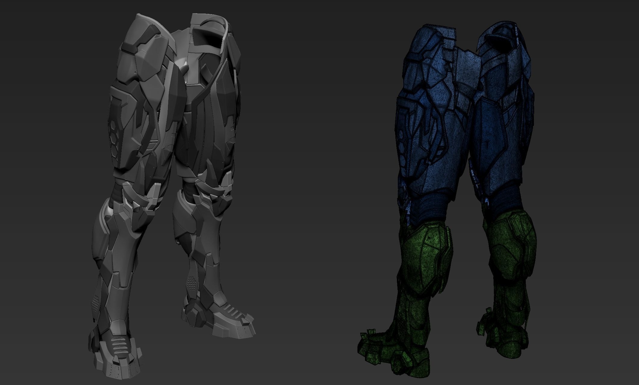 Cyberpunk Male Character Concept 3D model_23