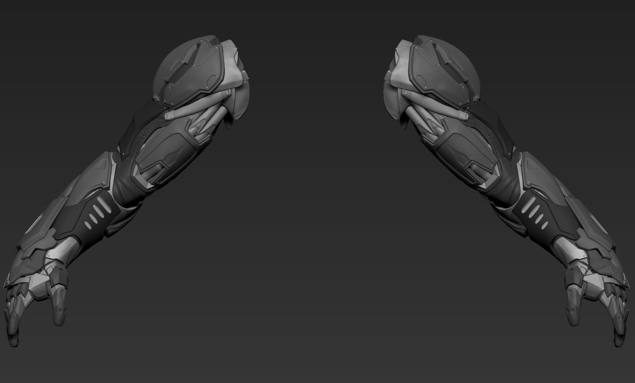 Cyberpunk Male Character Concept 3D model_22