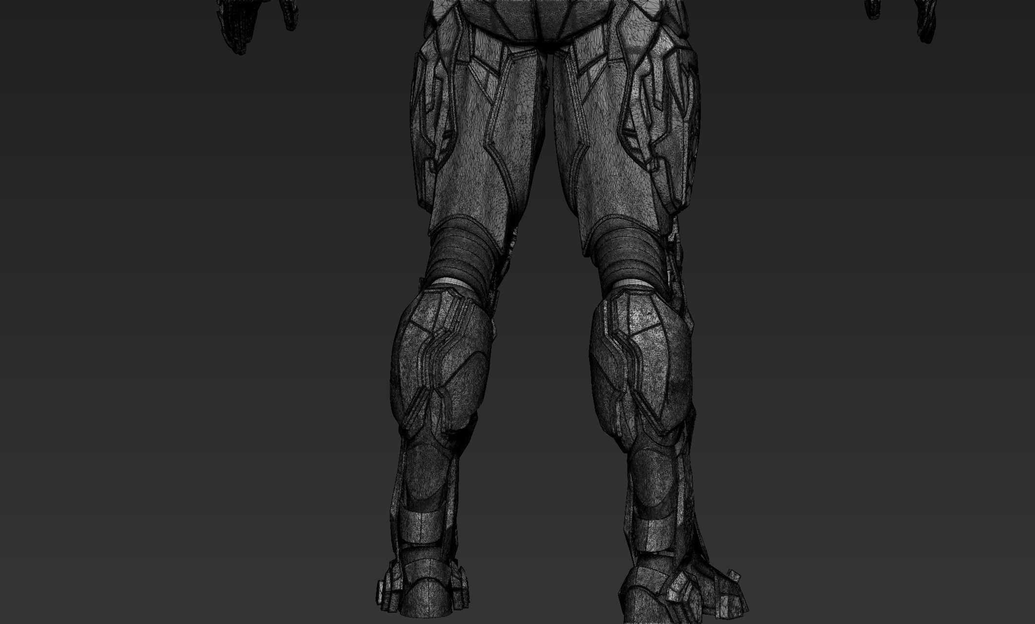 Cyberpunk Male Character Concept 3D model_30