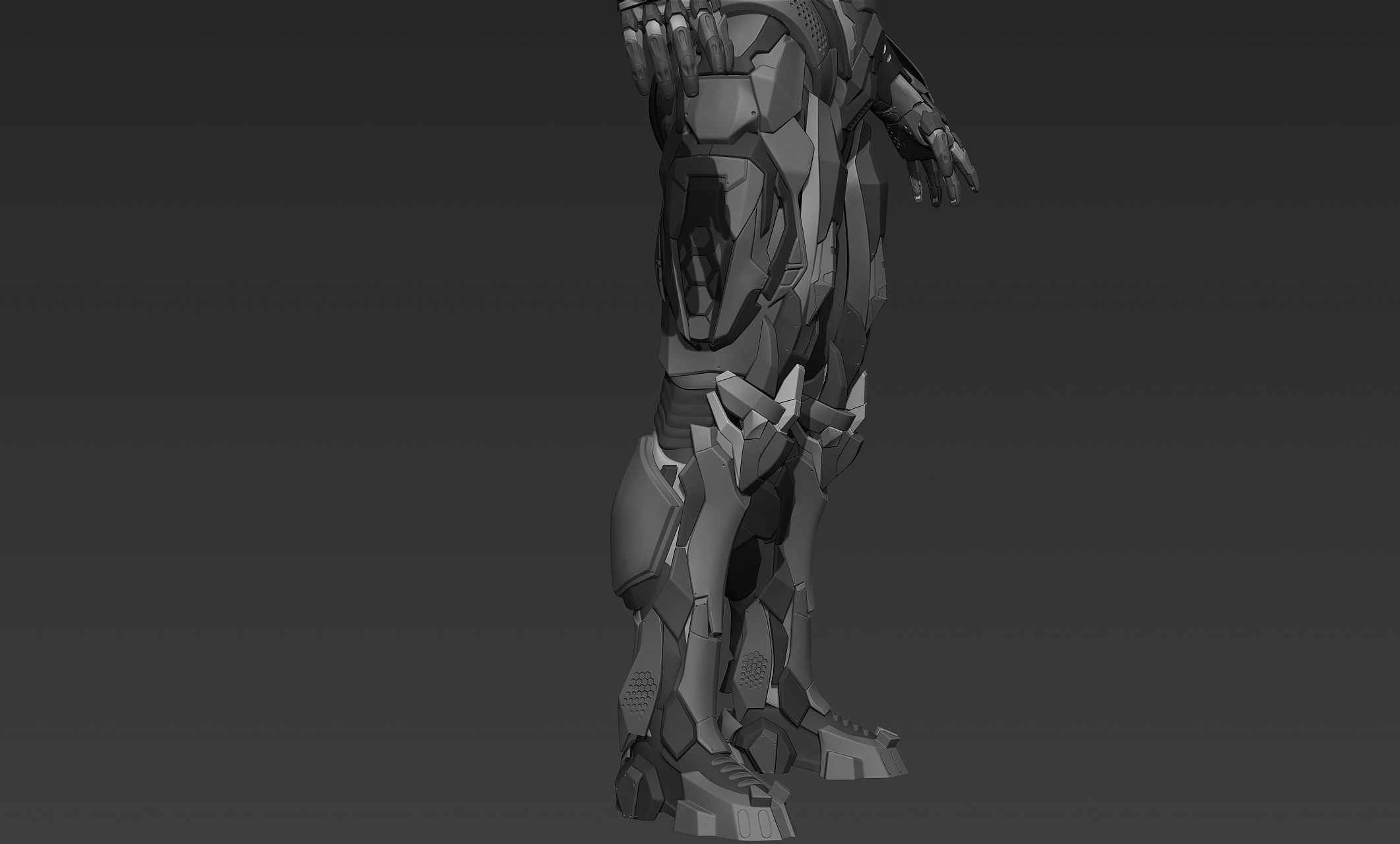 Cyberpunk Male Character Concept 3D model_16
