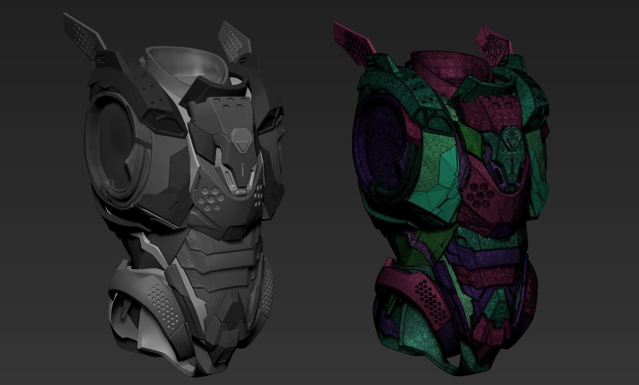 Cyberpunk Male Character Concept 3D model_21