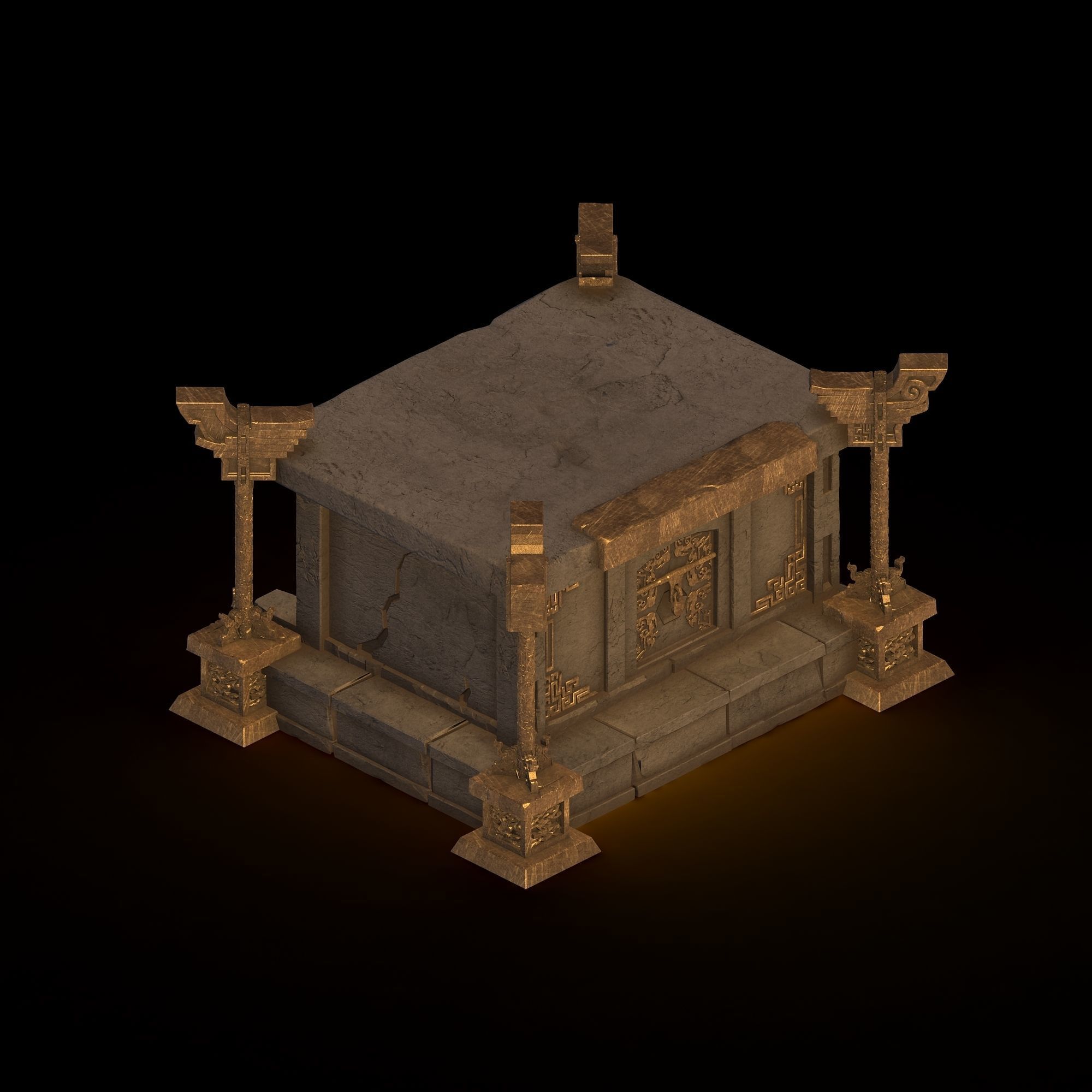 Underground Palace-Tomb-Altar 18 3D model_1