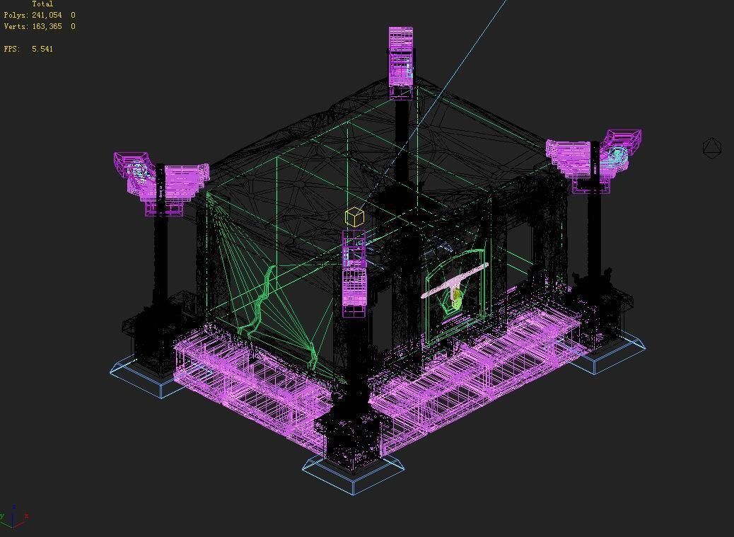 Underground Palace-Tomb-Altar 18 3D model_3