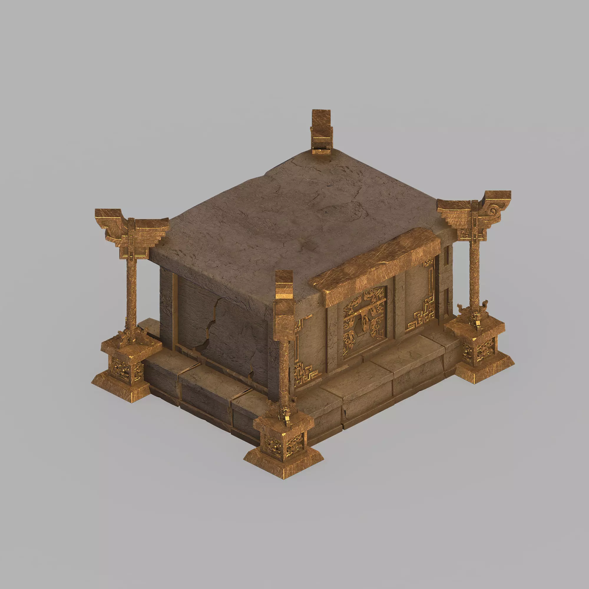 Underground Palace-Tomb-Altar 18 3D model_0