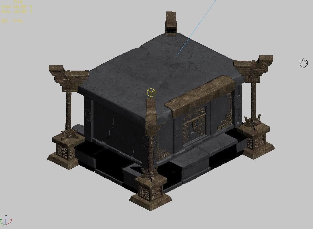 Underground Palace-Tomb-Altar 18 3D model_4