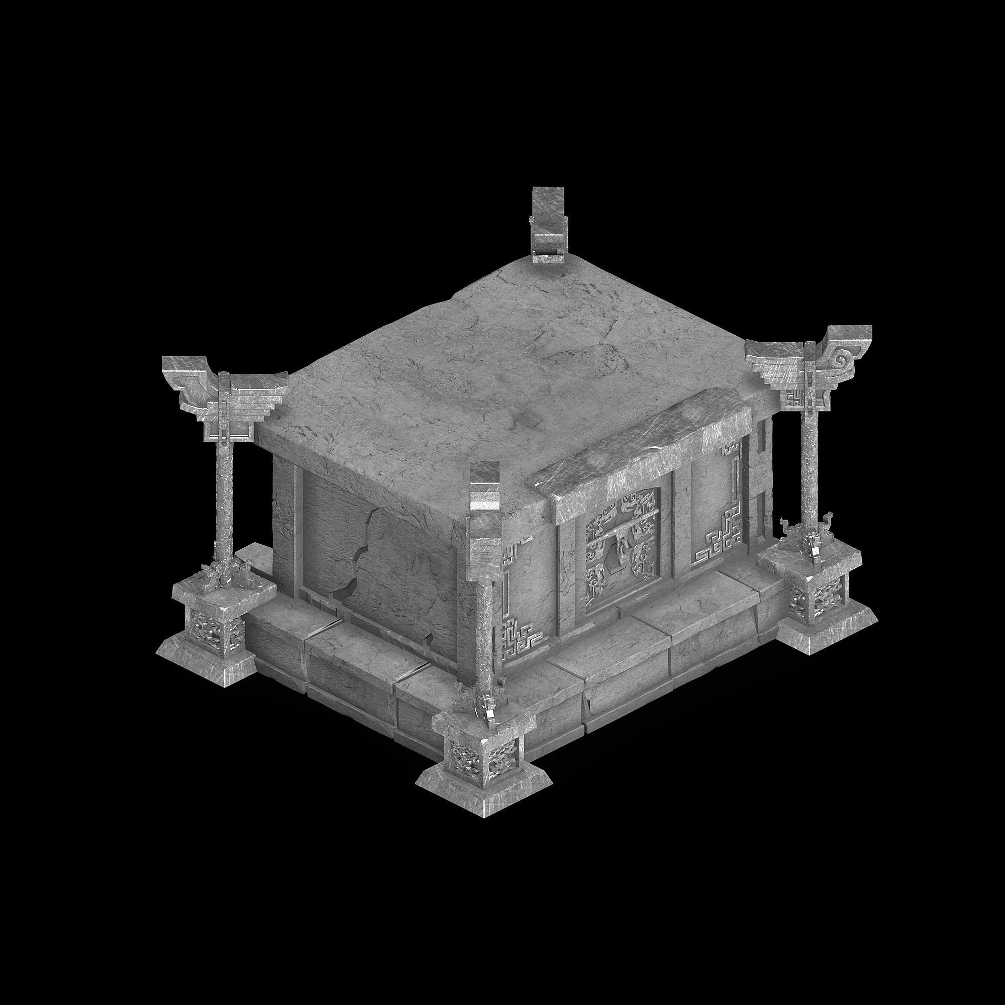 Underground Palace-Tomb-Altar 18 3D model_2