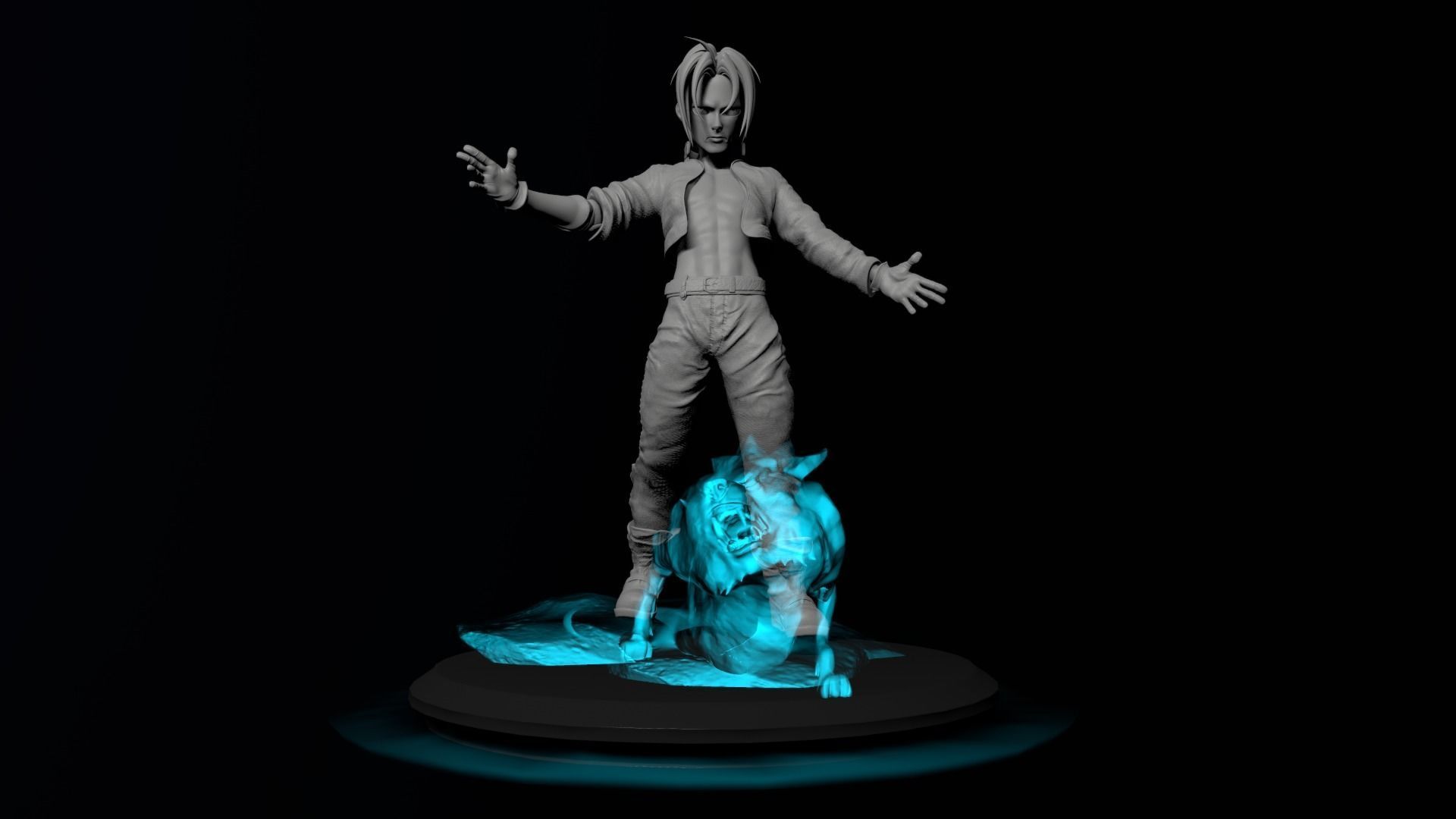 Edward Elric  Fullmetal Alchemist 3D print model_2