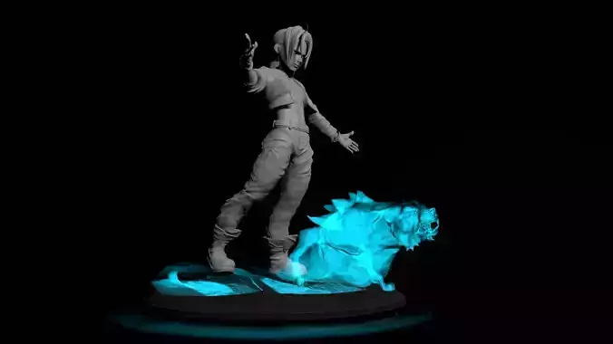 Edward Elric  Fullmetal Alchemist 3D print model