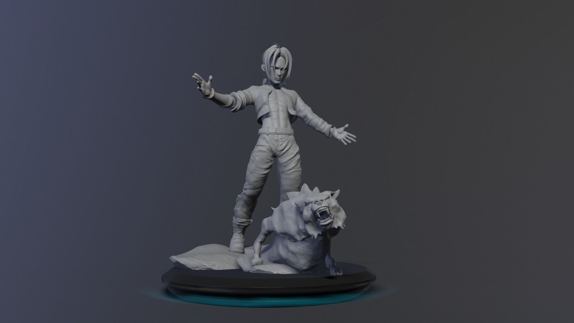 Edward Elric  Fullmetal Alchemist 3D print model_3