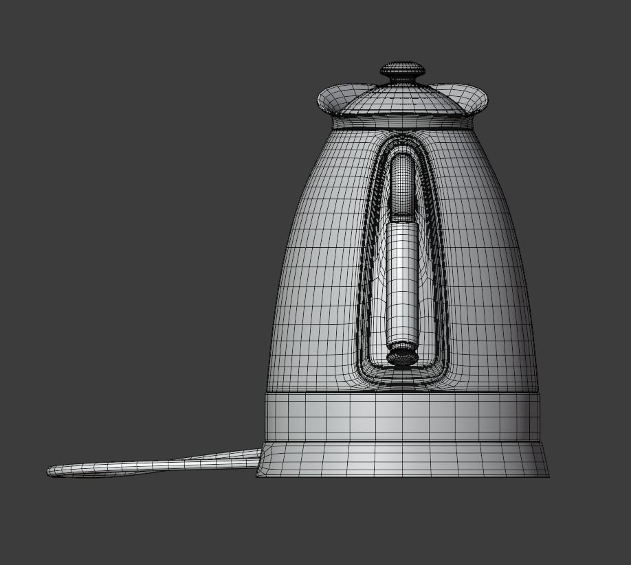 Electric kettle Free 3D model_13