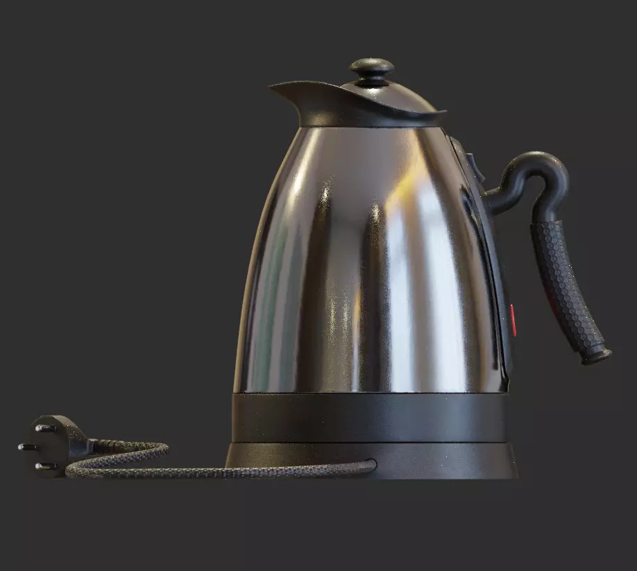 Electric kettle Free 3D model_0