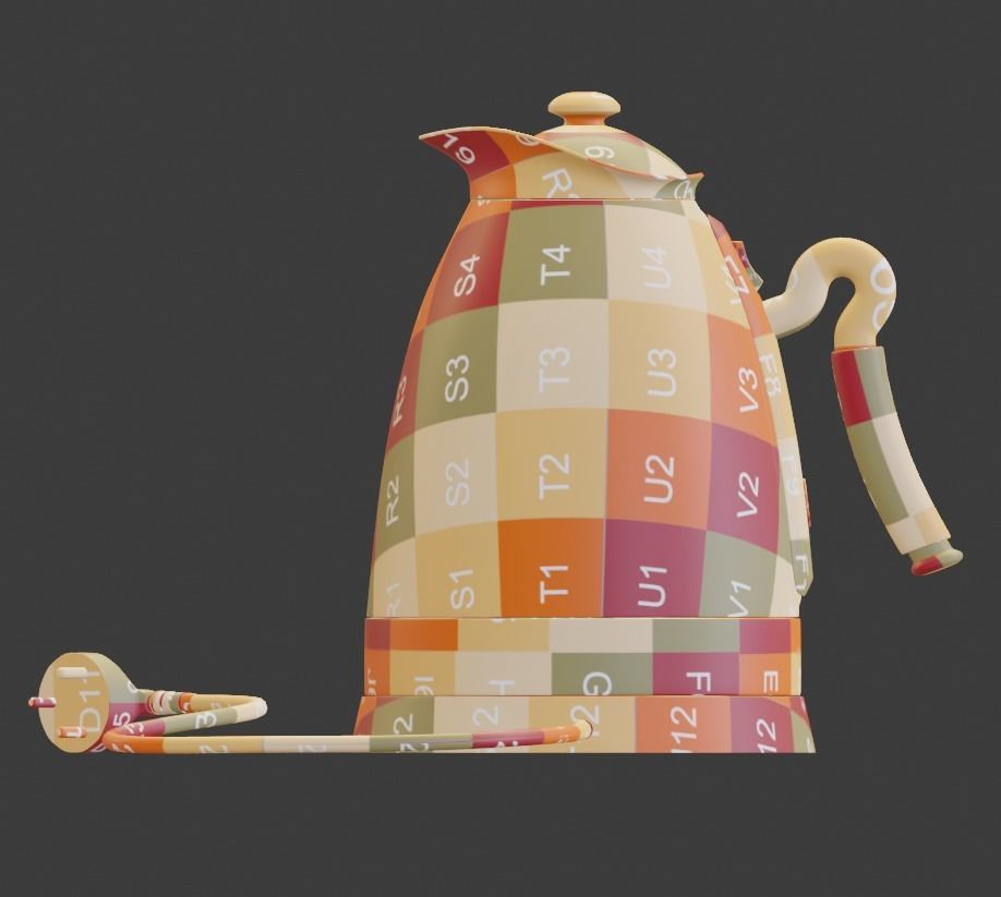 Electric kettle Free 3D model_6