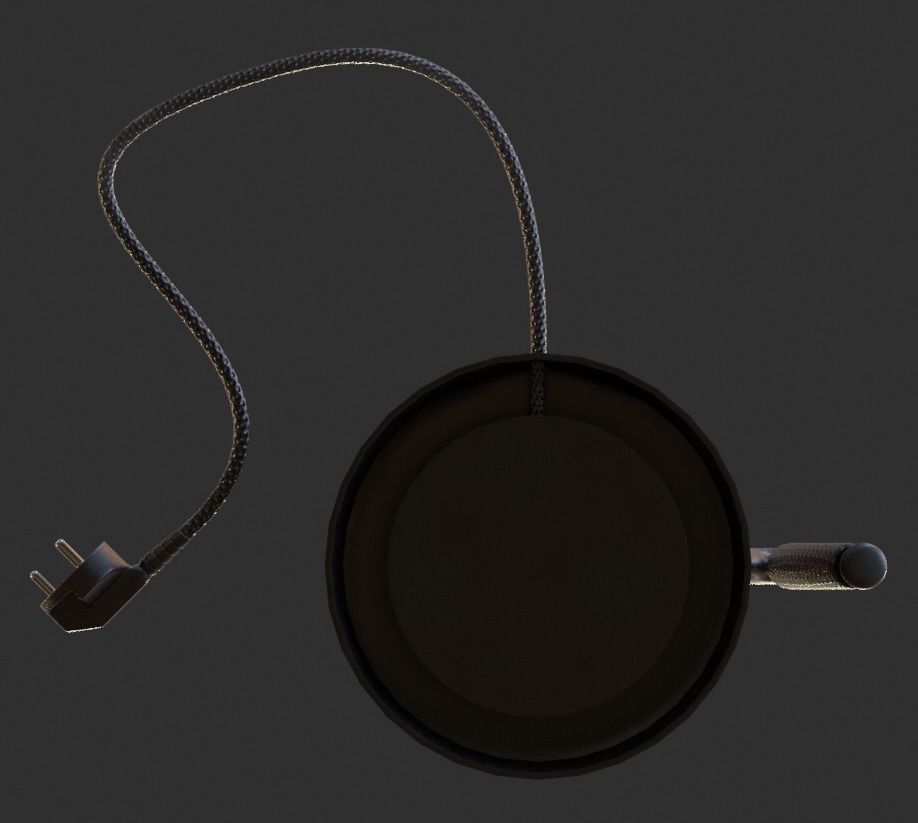 Electric kettle Free 3D model_3