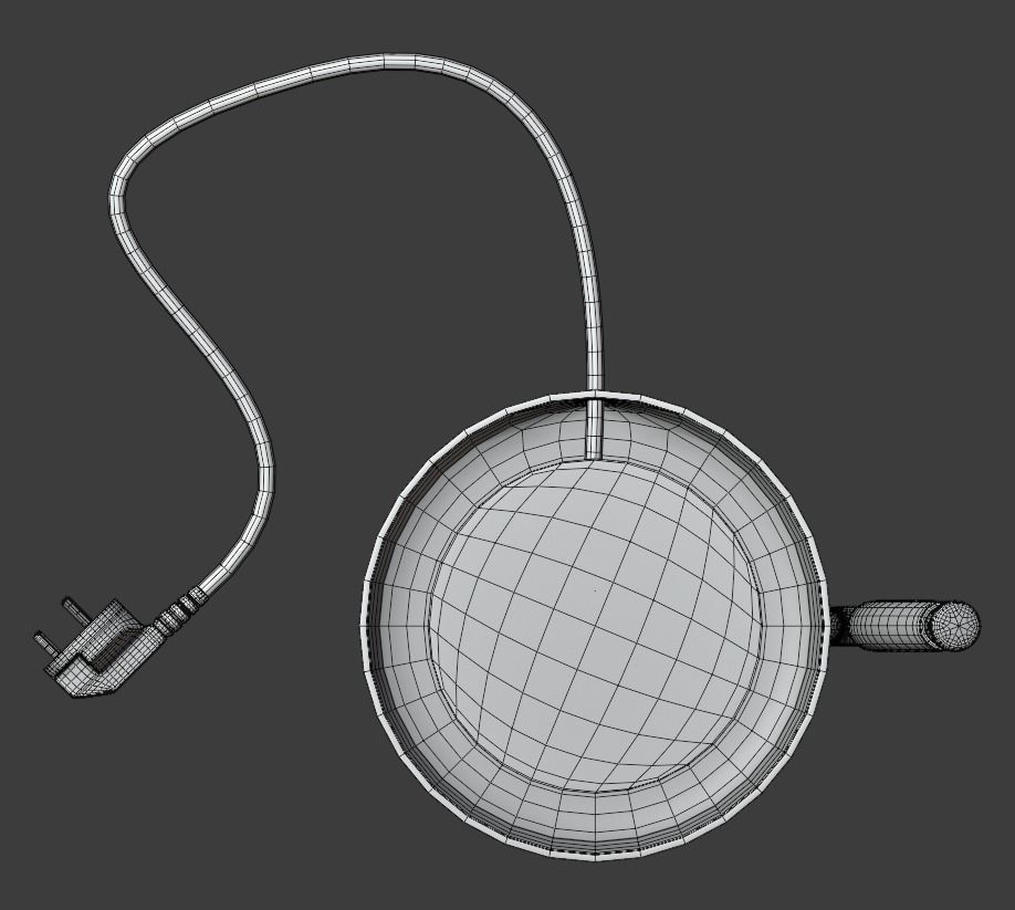 Electric kettle Free 3D model_15