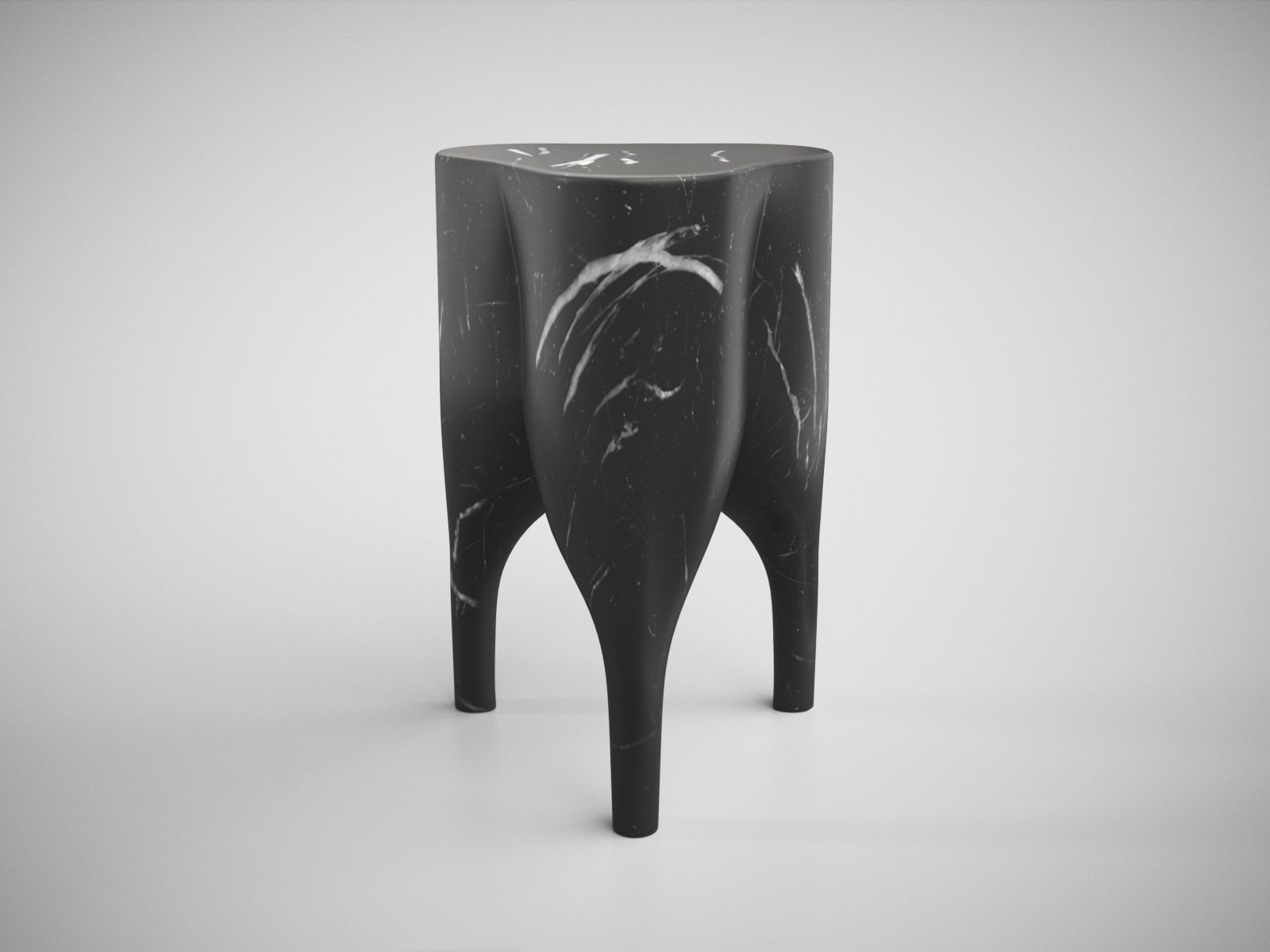 Cha-Cha-Cha Side Stool No3 Pietro Franceschini 3D model_2