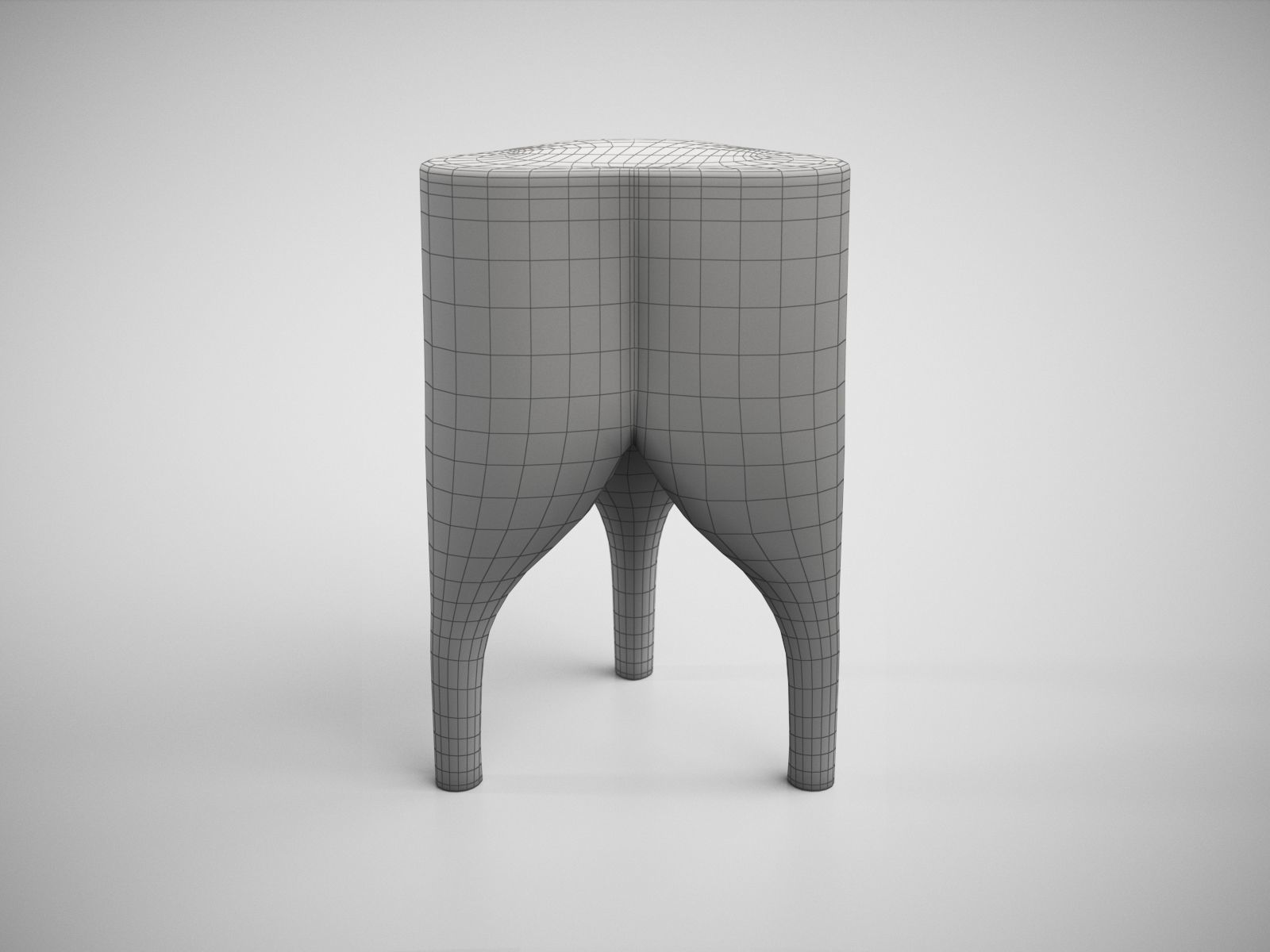 Cha-Cha-Cha Side Stool No3 Pietro Franceschini 3D model_6