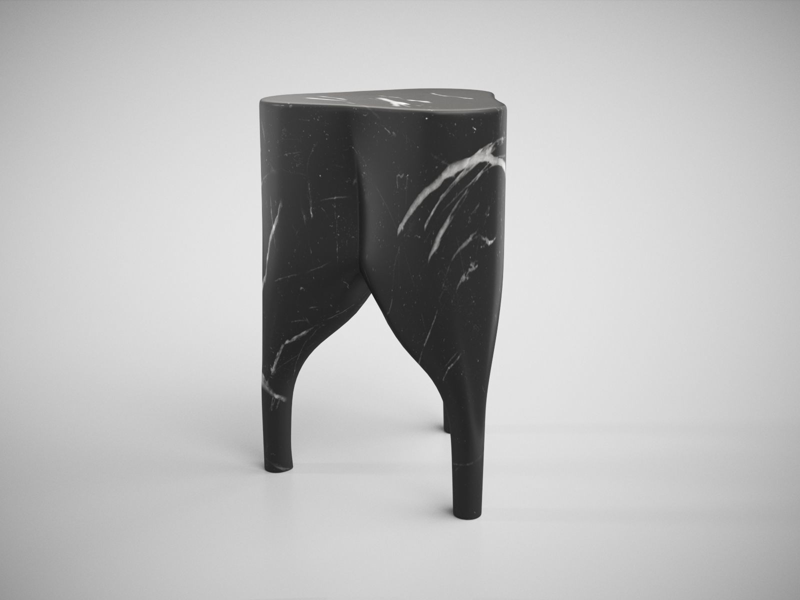 Cha-Cha-Cha Side Stool No3 Pietro Franceschini 3D model_1