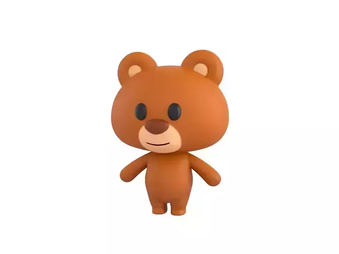 Character004 Bear 3D model