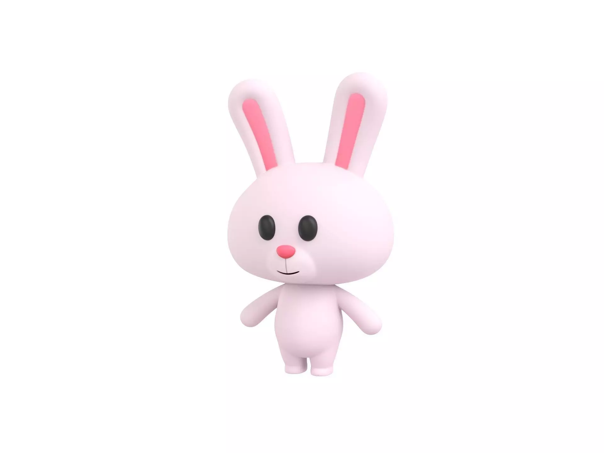 Character005 Rabbit 3D model_0