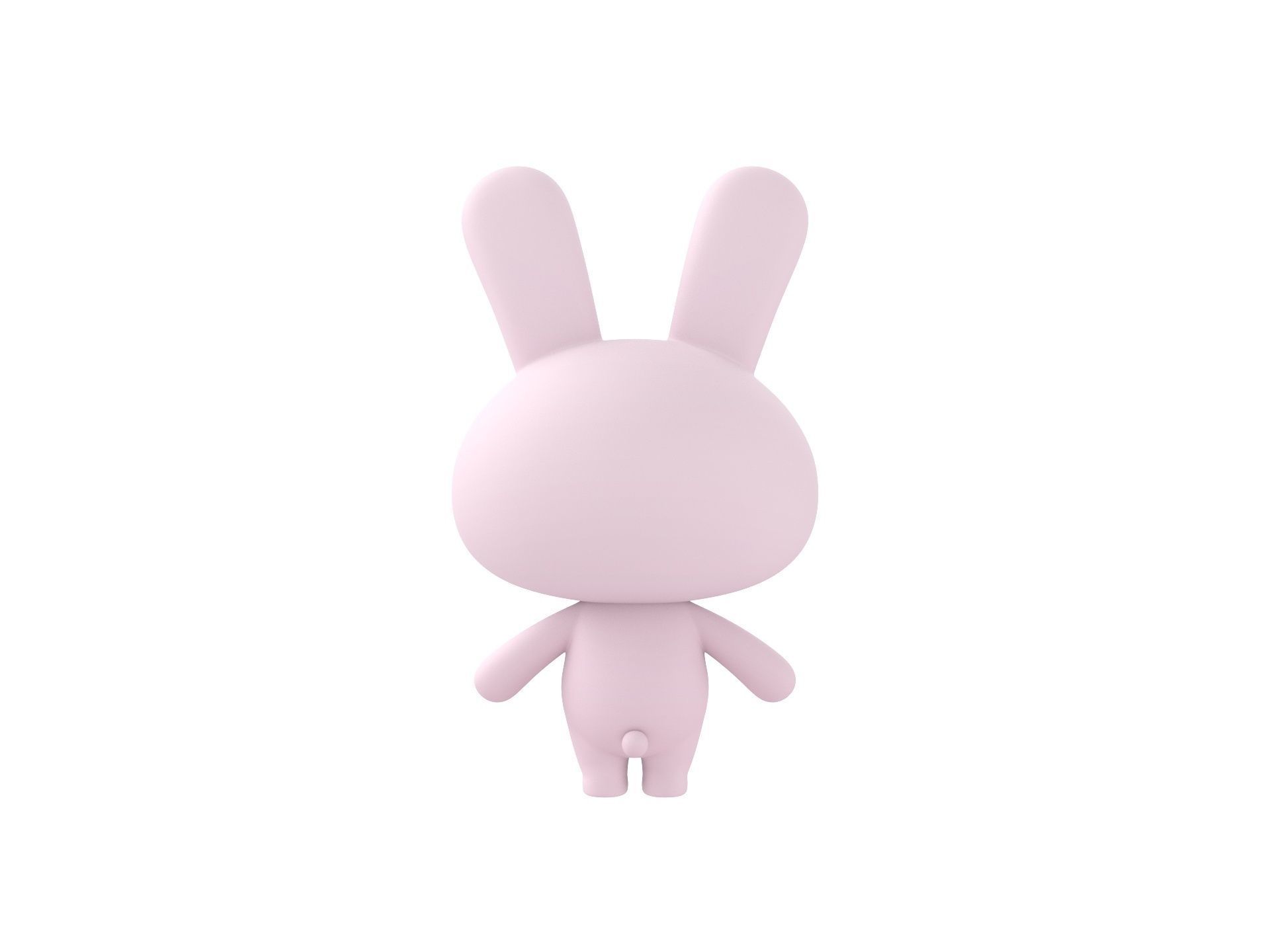 Character005 Rabbit 3D model_6