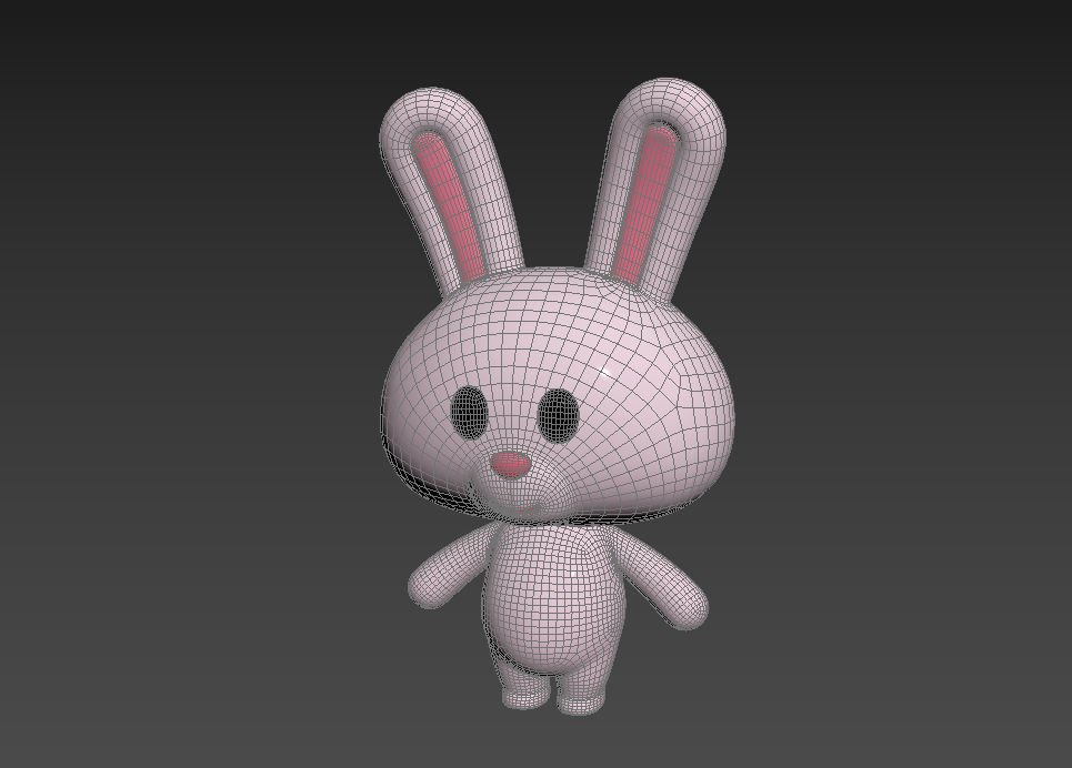 Character005 Rabbit 3D model_11