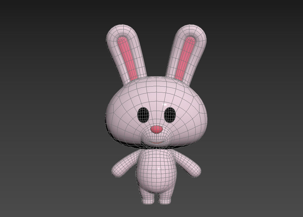 Character005 Rabbit 3D model_12