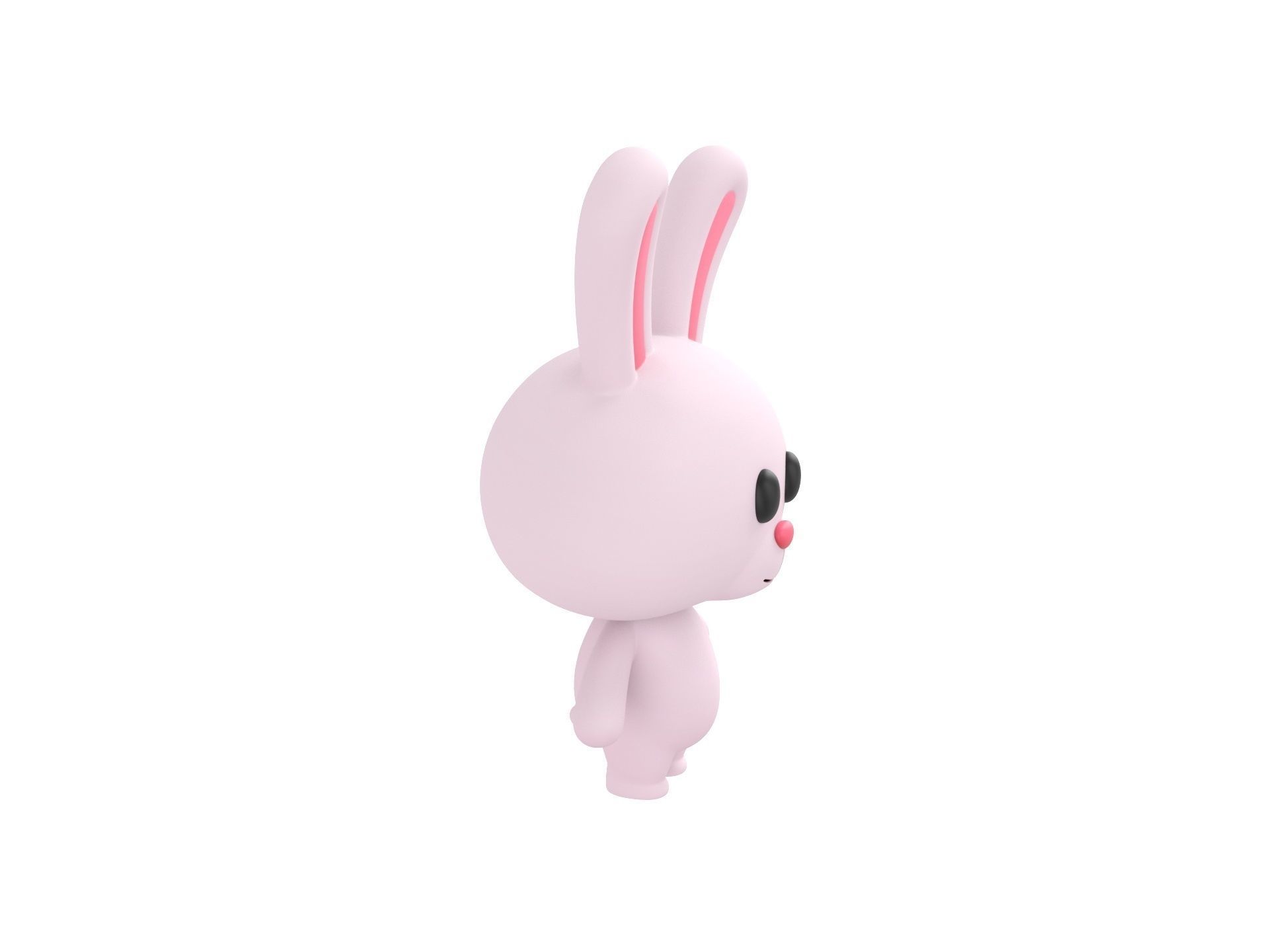Character005 Rabbit 3D model_3