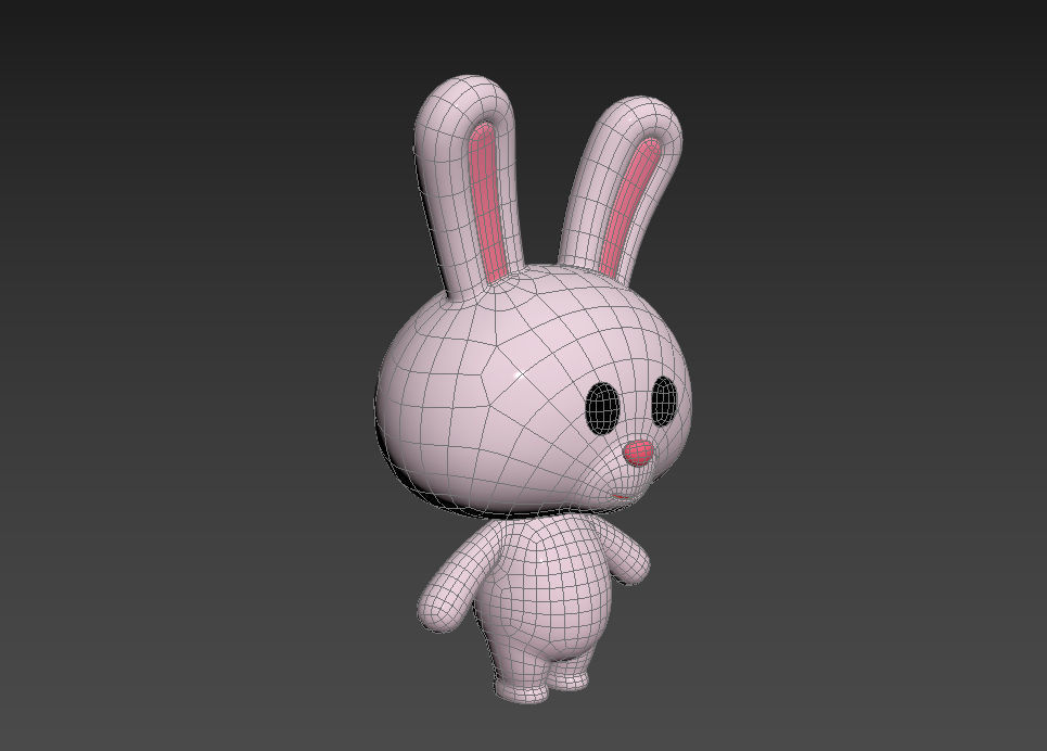 Character005 Rabbit 3D model_13