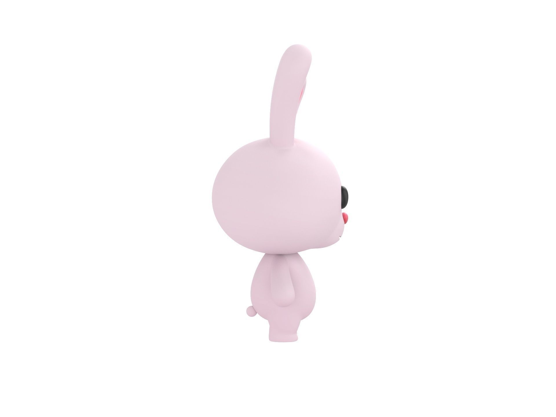 Character005 Rabbit 3D model_4