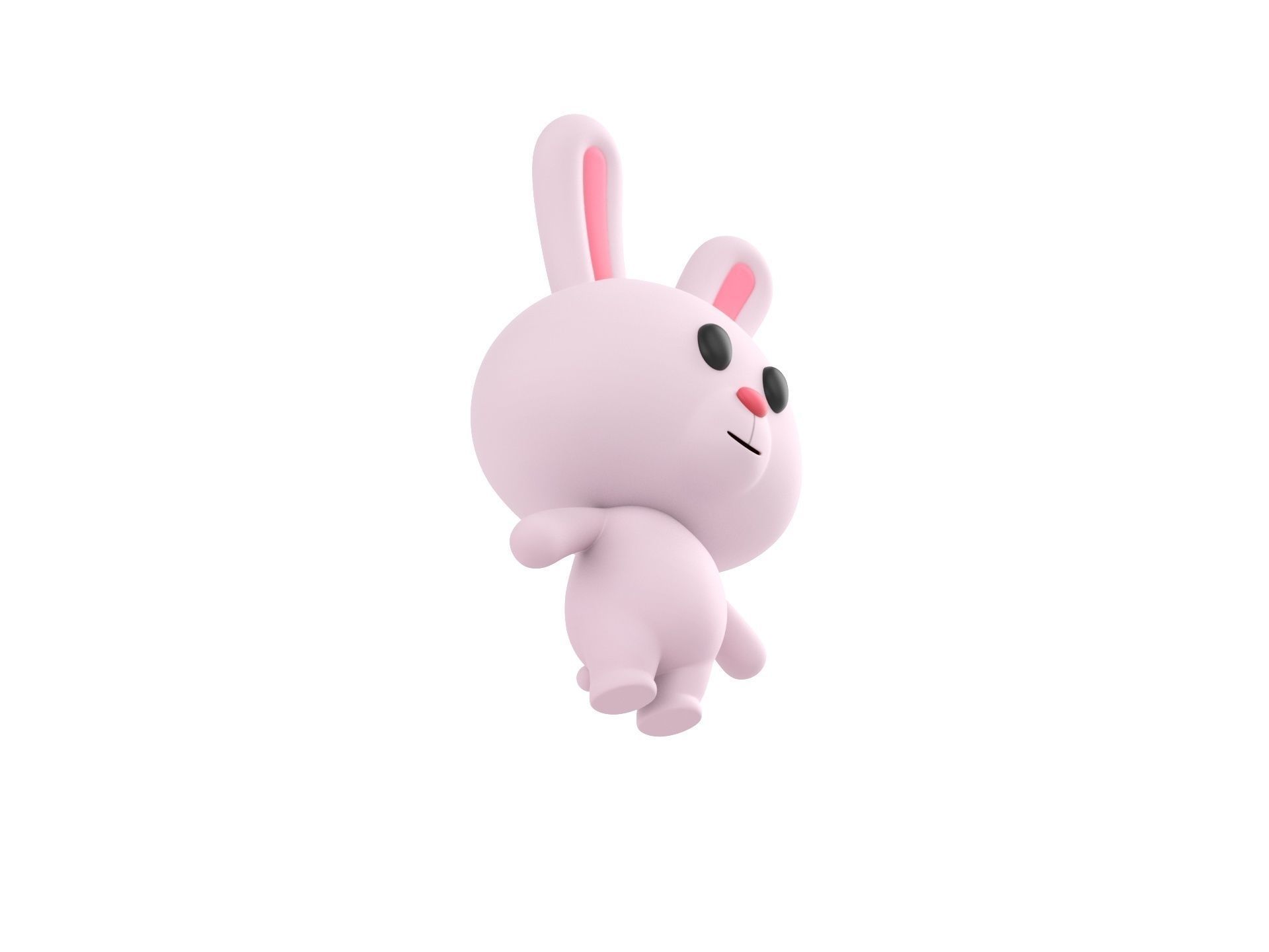 Character005 Rabbit 3D model_2