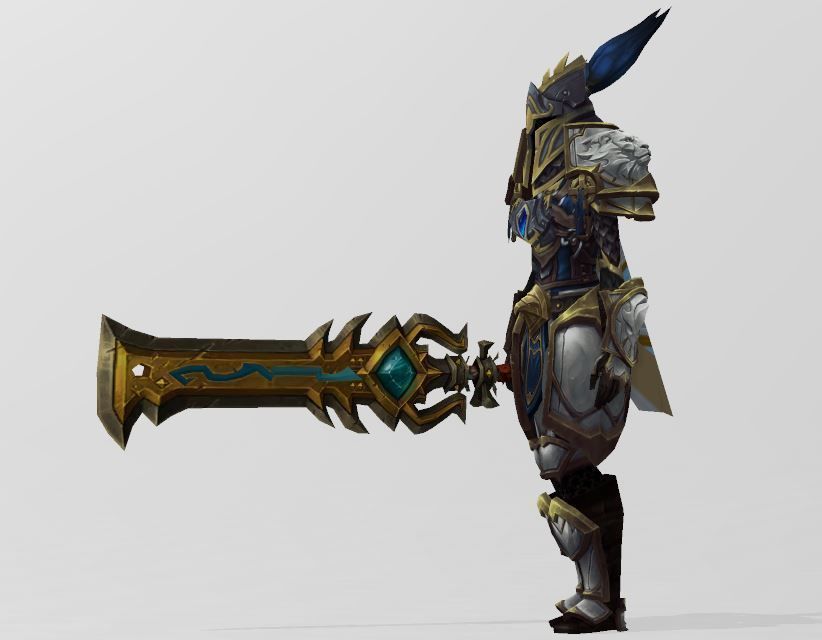 World of Warcraft Alliance Gardien F 3D Print 3D print model_1