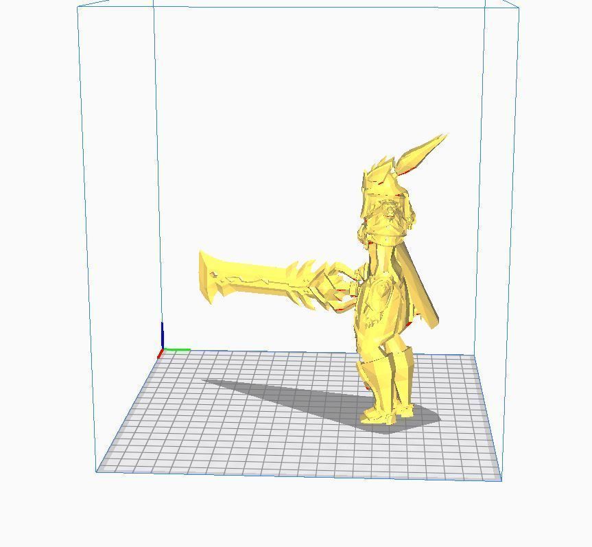 World of Warcraft Alliance Gardien F 3D Print 3D print model_5