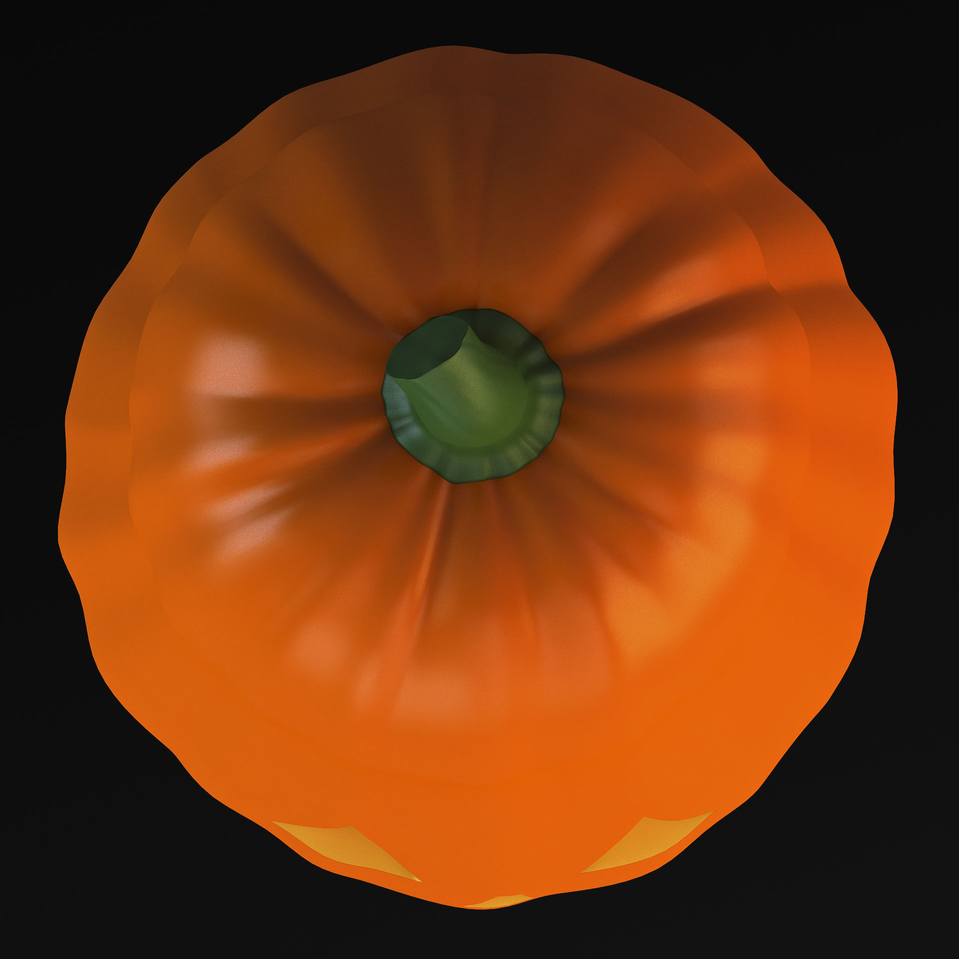 Halloween Pumpkin v 2 3D model_5