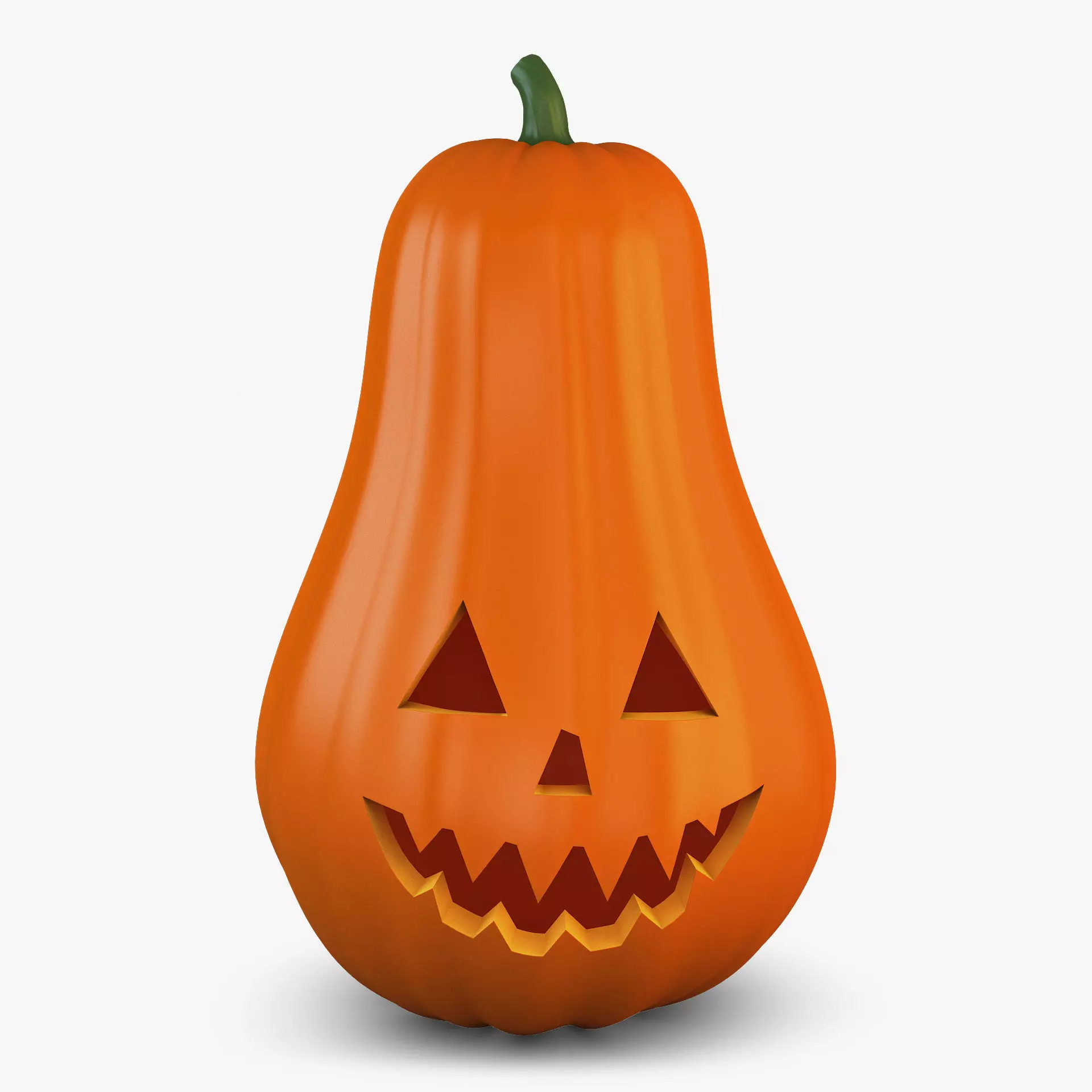 Halloween Pumpkin v 2 3D model_0