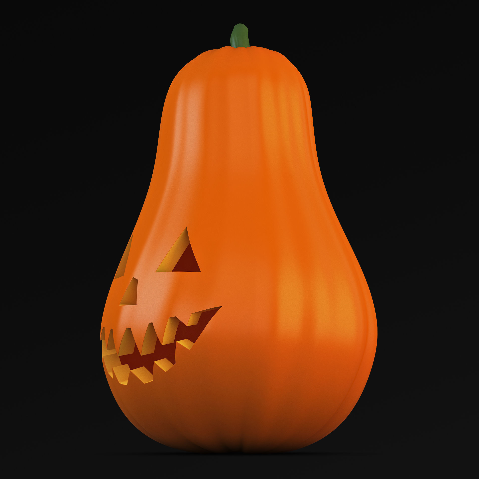 Halloween Pumpkin v 2 3D model_7
