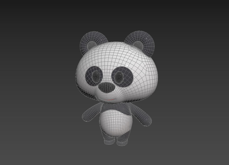 Character007 Panda 3D model_10