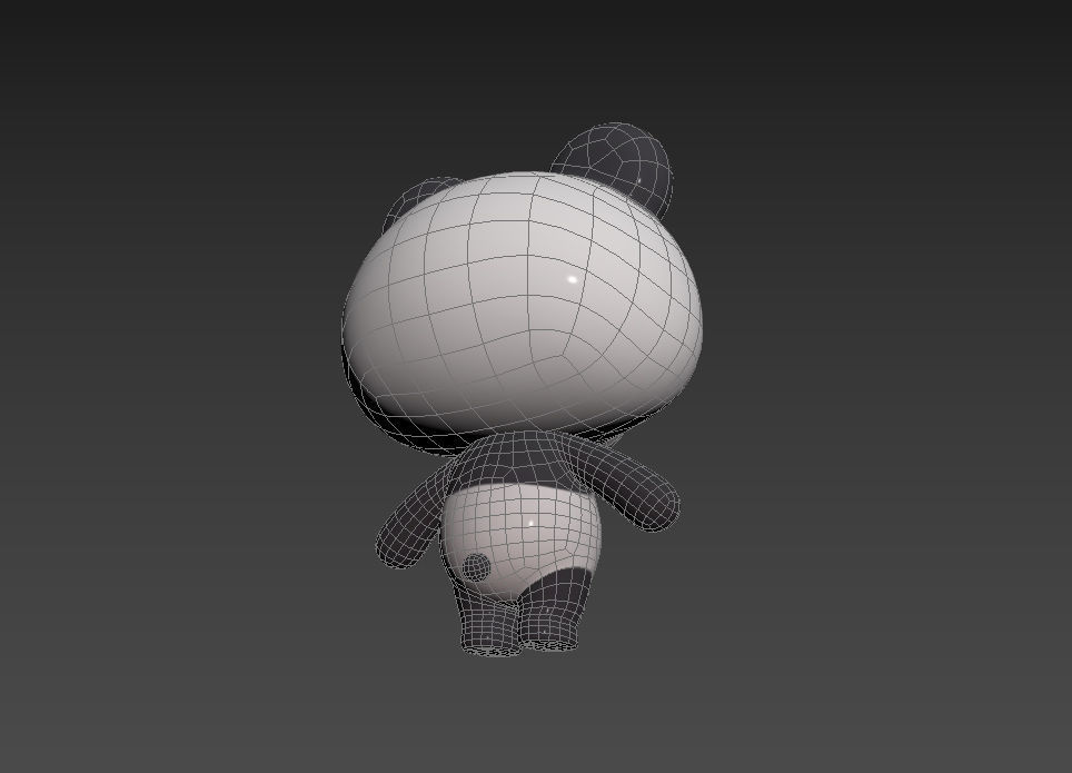Character007 Panda 3D model_13