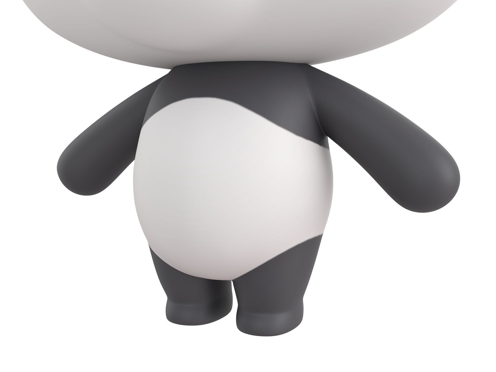 Character007 Panda 3D model_7