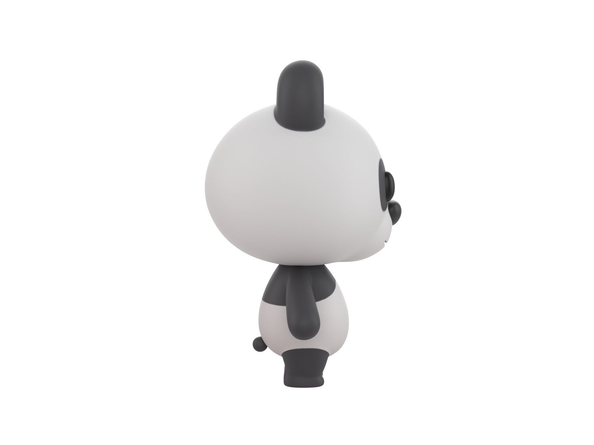 Character007 Panda 3D model_3
