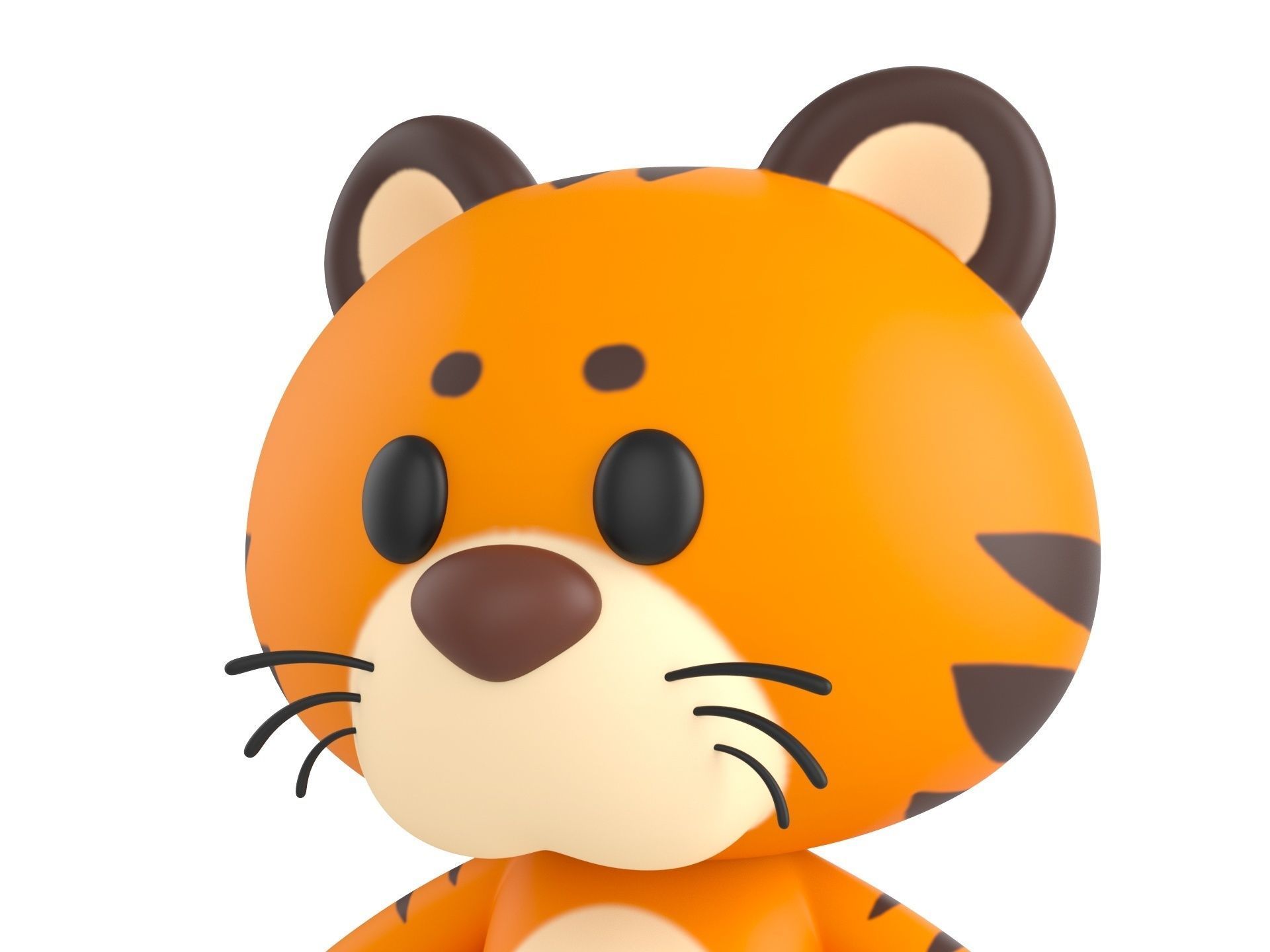 Character008 Tiger 3D model_8